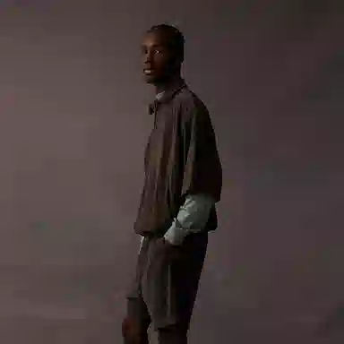 Fear of God Essentials Drop2 SS23 LS Halfzip Shirt Off-Black