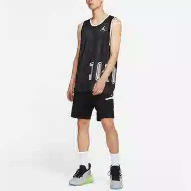 Air Jordan Sport Dna Logo Reversible Basketball Tank Top Black