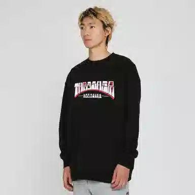 Thrasher Firme Logo Crew Black