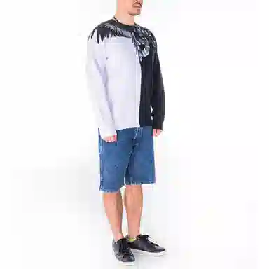 Marcelo Burlon Yin Yang Snake Wings Crewneck Sweatshirt