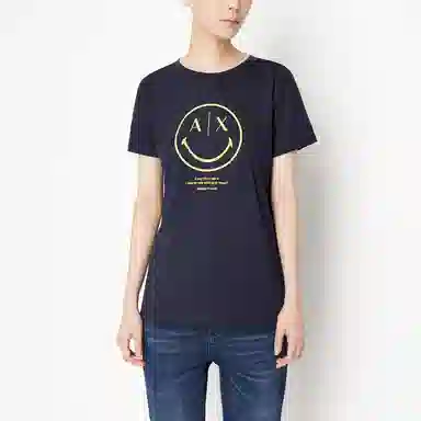 Armani Exchange x Smileyworld FW22 Navy Tee