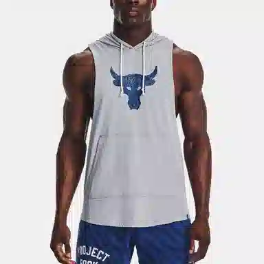 Under Armour Logo Print Sleeveless Hoodie