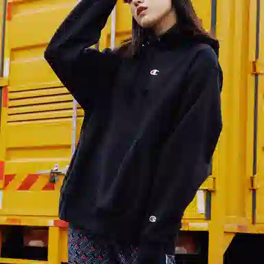 Champion US Life Hoodie Black