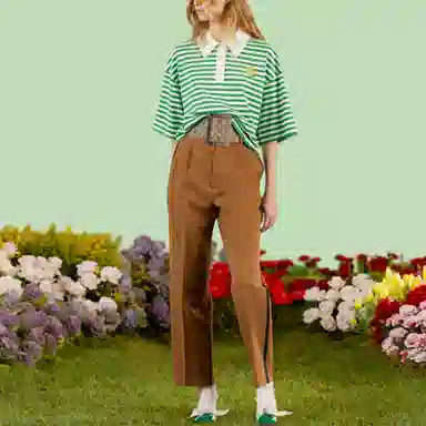 GUCCI SS23 Polo Shirt Green