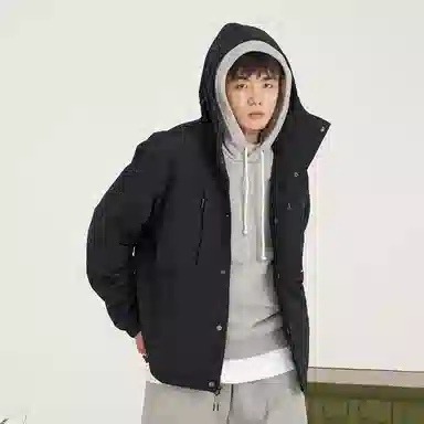 New Balance Hooded Jacket Black