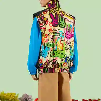 GUCCI SS23 Rabbit Graffiti Vest