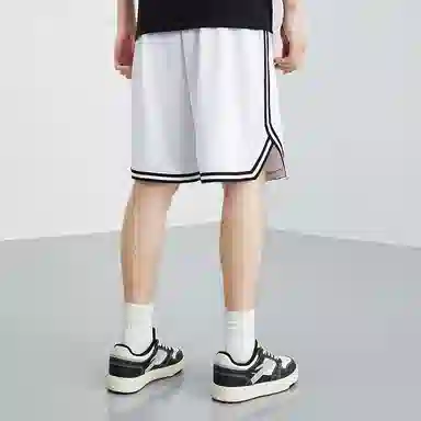 Anta Basketball Pants White