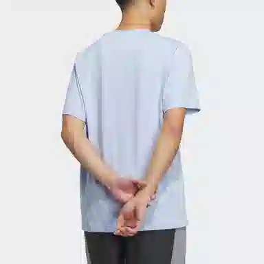 adidas neo 3D Letter Print Tee Blue