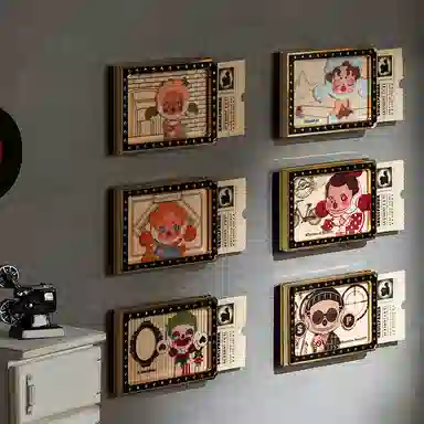 POP MART SKULLPANDA Life Drama Series Fridge Magnet Blind Box