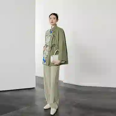 美洋 高腰直筒阔腿西装休闲裤 女款