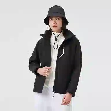 探路者 纯色防风保暖三合一冲锋衣 女款