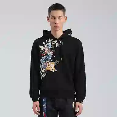 oniarai FW21 Cartoon Pullover Hoodie