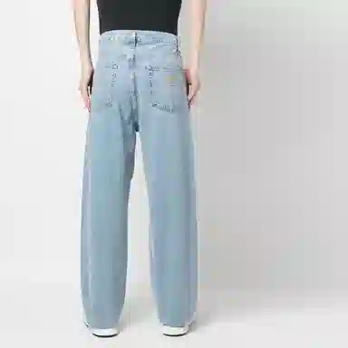 Carhartt WIP Wide Leg Jeans Blue