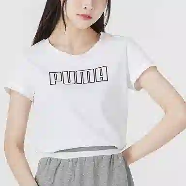 Puma Logo SS Tee W T