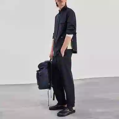 Emporio Armani Navy Long Sleeve Shirt