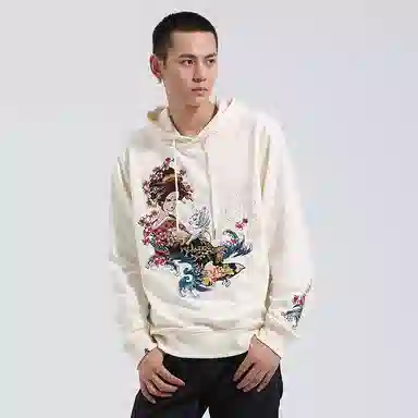 oniarai FW21 Hooded Sweatshirt Embroidered