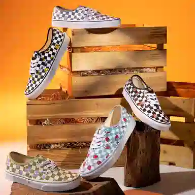 Vans Authentic Checkerboard Floral