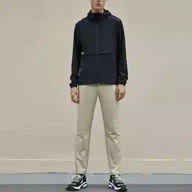 探路者 纯色户外简约休闲运动夹克外套 男款