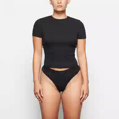 SKIMS Cotton Rib T-Shirt Sooth