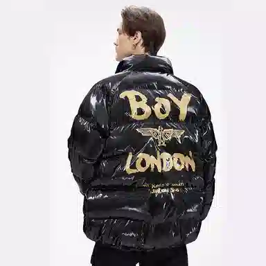 Boy London Logo Print Cotton Jacket
