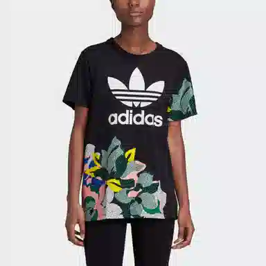 adidas Originals Bf Tee Floral Print Black