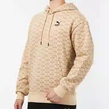 Puma Luxe Aop Hoodie Logo