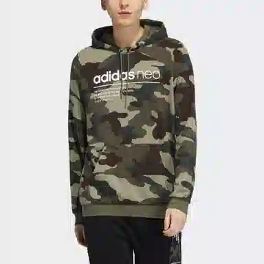 adidas neo M Sw Camo Hdy Logo