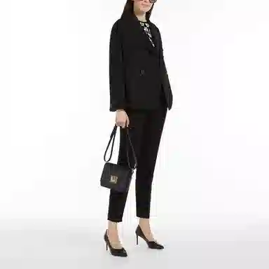 MaxMara Jerta High Waist Tapered Pants Black