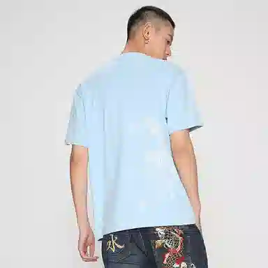 oniarai SS22 Blue Carp Embroidered T-Shirt