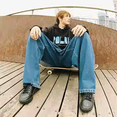 POLAR SKATE CO Cut Hoodie Logo