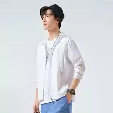 探路者 纯色防紫外线户外防晒服 男款