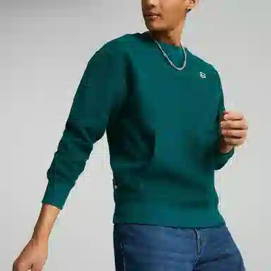 PUMA Downtown Crewneck Sweatshirt Green