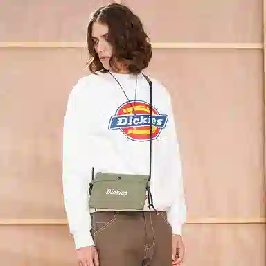 Dickies Logo Crewneck Sweatshirt White