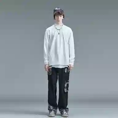 Guuka Cleanfit Long Sleeve Tee White