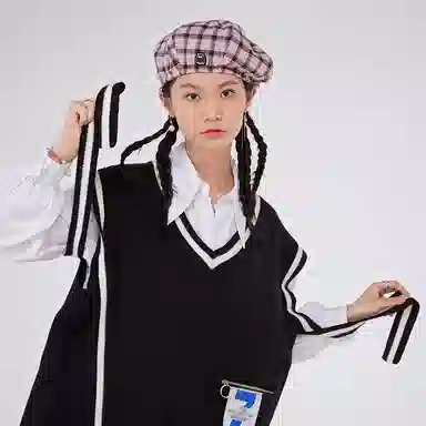 Bai Juan Beret Cloud Plaid