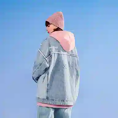 LAMLICKA Denim Jacket Blue