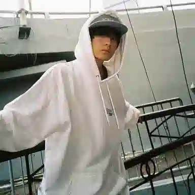 Polar Skate Co Mt. Fuji Hoodie White