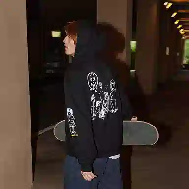Polar Skate Co Year 2020 Hoodie Black
