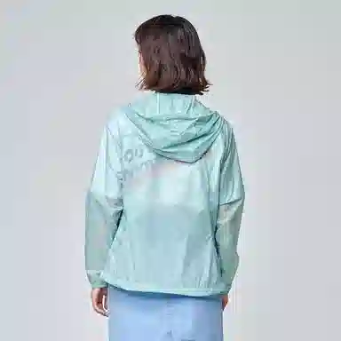 探路者 纯色透气速干连帽皮肤衣 女款