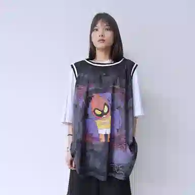 FireMonkey Halloween Basketball Jersey Black