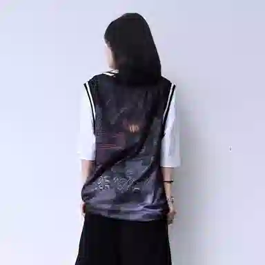 FireMonkey Halloween Basketball Jersey Black