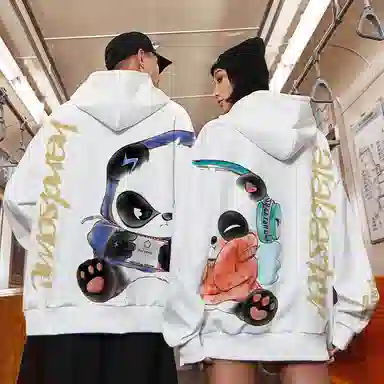 Kimura Sansha Panda Print Hoodie