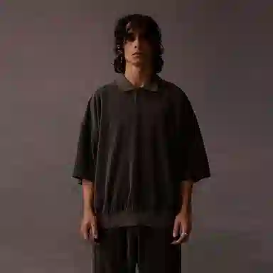 Fear of God Essentials SS Terry Polo Off Black
