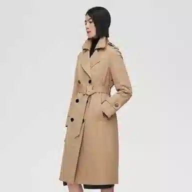 【波司登秀场款】波司登 排扣长袖风衣轻薄羽绒服 女款