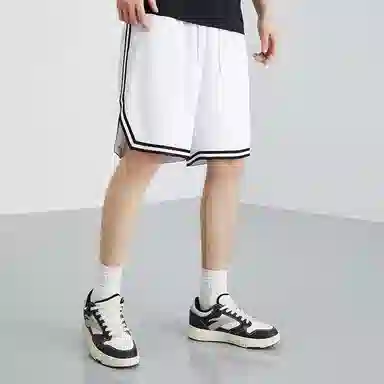 Anta Basketball Pants White