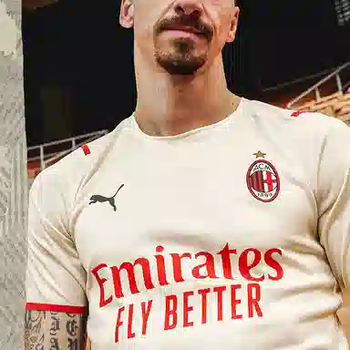 Puma AC Milan Away Fan Jersey Men Off-White