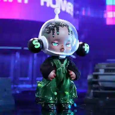 POP MART SKULLPANDA OOTD Green Wild 19cm