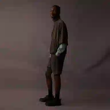 Fear of God Essentials Drop2 SS23 LS Halfzip Shirt Off-Black