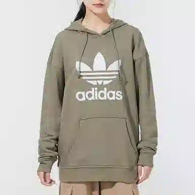 adidas Originals Trf Hoodie Large Logo Green