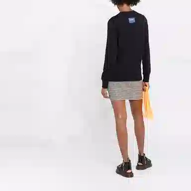 Versace Jeans Couture Crewneck Sweatshirt Black